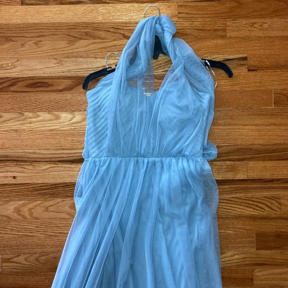 Birdie Grey Bridesmaid Dress Dusty Blue Size Small - Picture 4 of 9